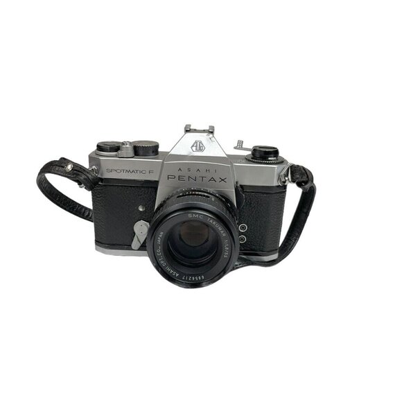 Asahi PENTAX SP Spotmatic Camera + Super Takumar 55mm f1.8 Lens From JAPAN - Picture 2 of 16